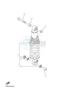 FZ8-S FZ8 FAZER 800 (42PG) drawing REAR SUSPENSION