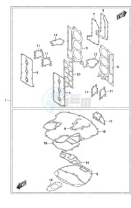 DF 350A drawing Gasket Set