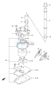 DF 250AP drawing Water Pump