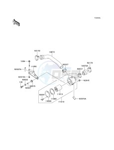 KAF 620 B [MULE 2520 TURF] (B1-B5) [MULE 2520 TURF] drawing OPTIONAL PARTS-- AIR CLEANER-BEL CON- -