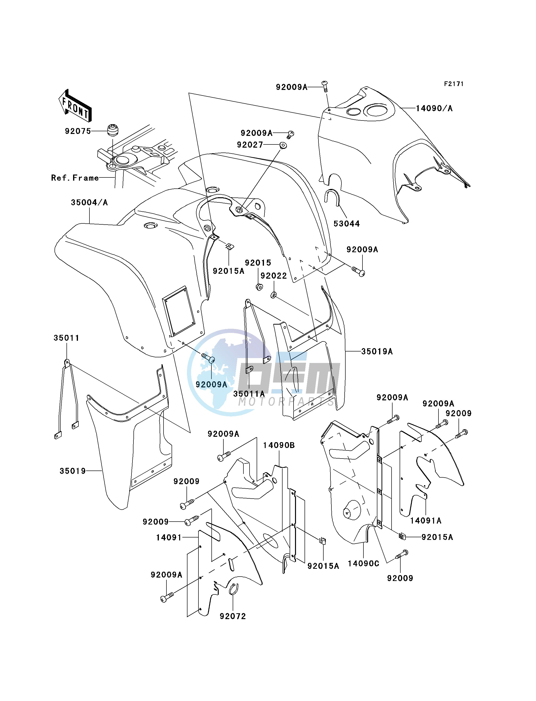 FRONT FENDER-- S- -