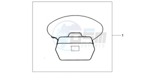 CBF1000SA UK - (E / ABS MKH) drawing INNERBAG TOPBOX