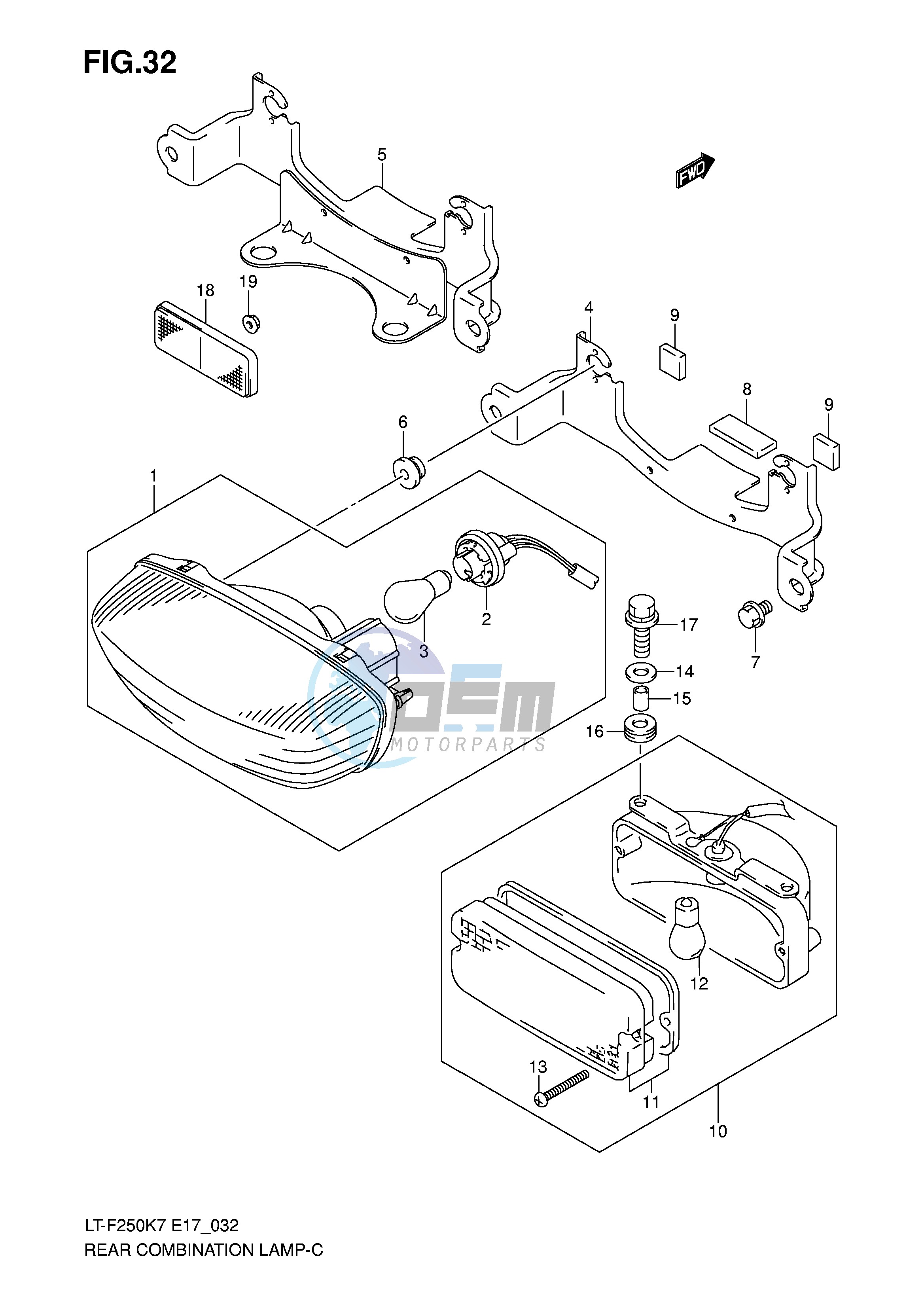 REAR COMBINATION (E17,E24)