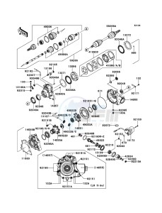 KVF650_4X4 KVF650FCF EU drawing Drive Shaft-Front