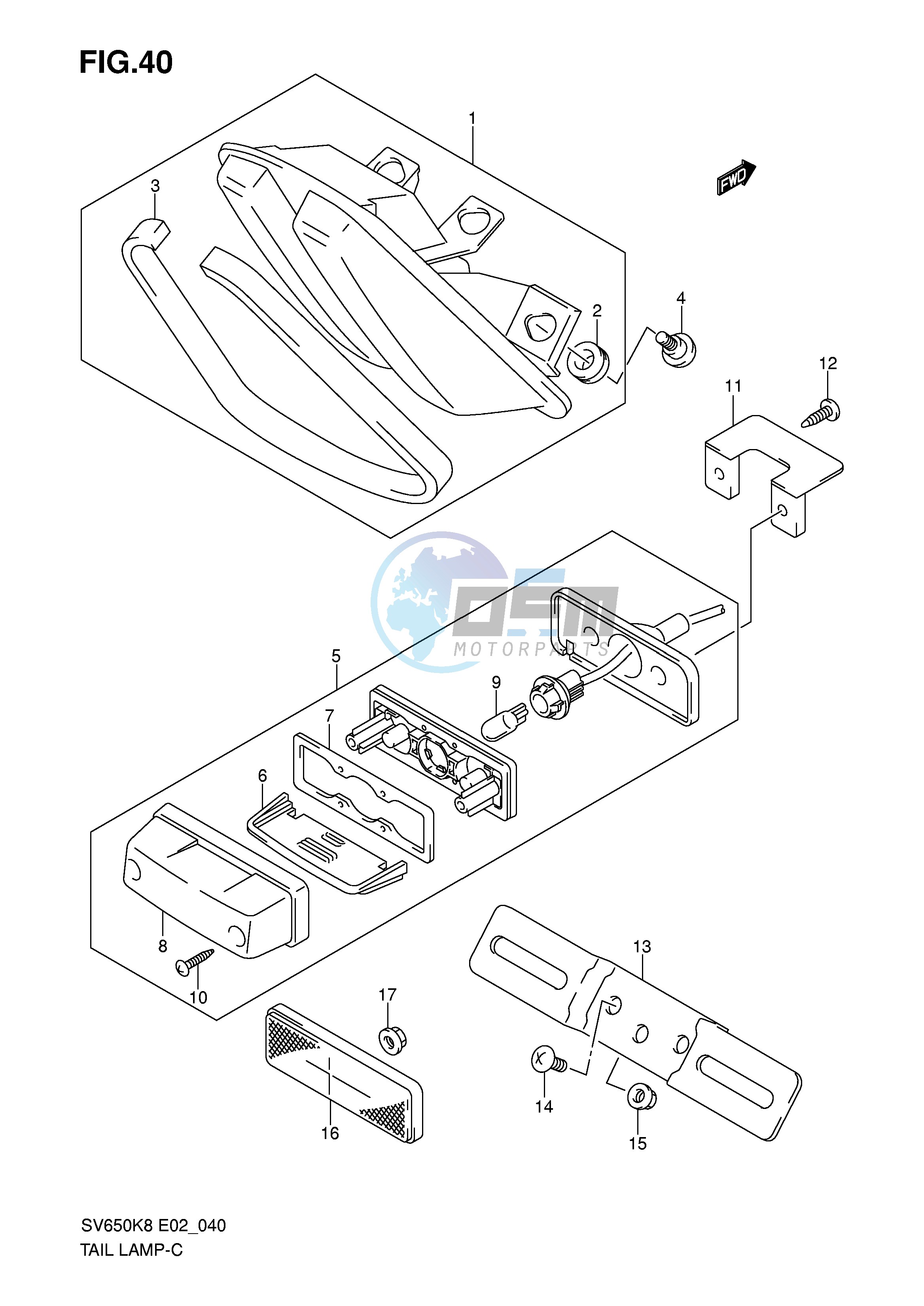 REAR COMBINATION LAMP