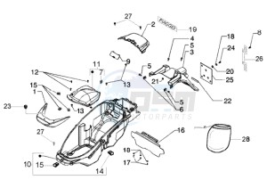 Beverly 125 RST drawing Case - Helmet