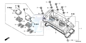 CBF1000A9 UK - (E / ABS MKH) drawing CYLINDER HEAD COVER