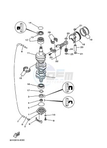 75AEDL drawing CRANKSHAFT--PISTON