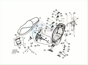 E-FIDDLE (EK4LW2-EU) (M2) drawing SEAT REAR CARRIER