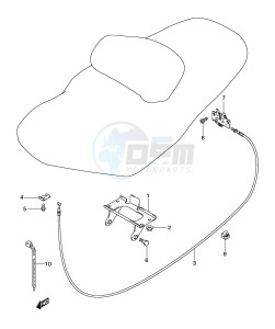 AN650 (E2) Burgman drawing SEAT SUPPORT BRACKET