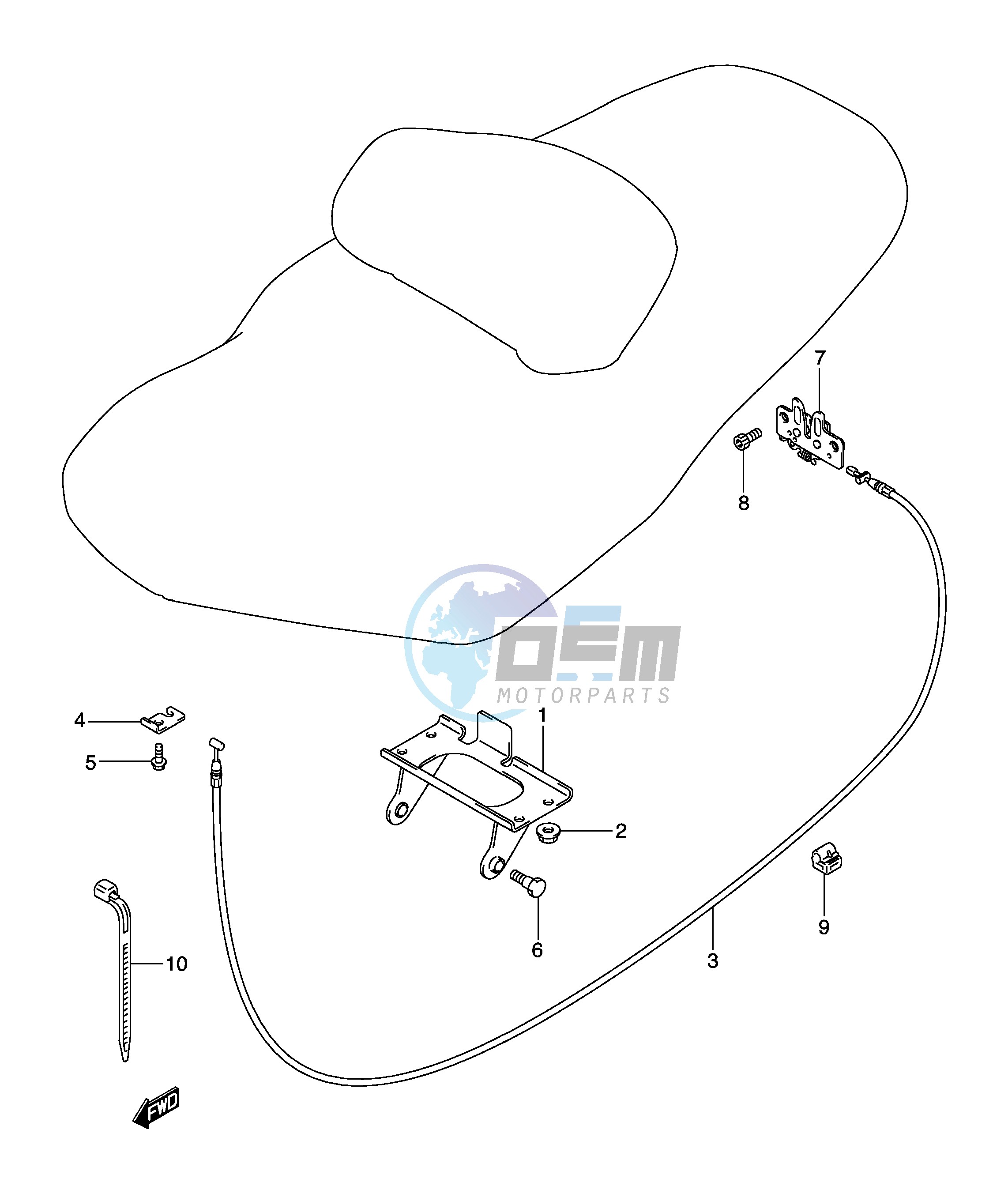 SEAT SUPPORT BRACKET