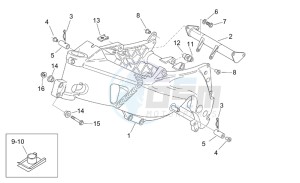 RS 125 Tuono drawing Frame