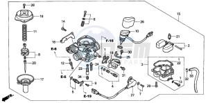 SH125 drawing CARBURETOR