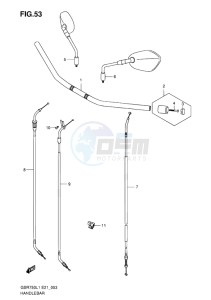 GSR750 EU drawing HANDLEBAR