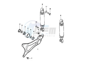 XC FLY ONE R 150 drawing REAR SHOCK ABSORBER