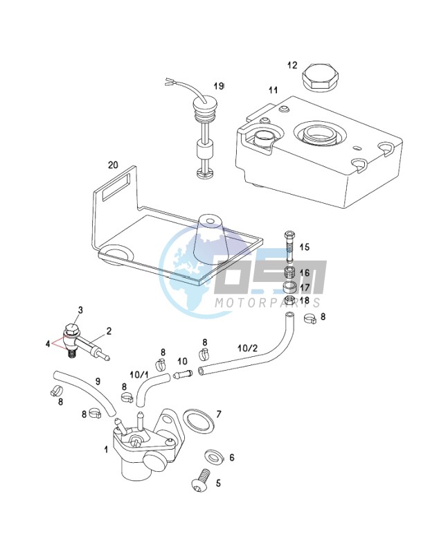 Oil pump-oil tank