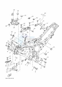 TRACER 7 35KW MTT690-U (B5T2) drawing FRAME