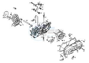 DFW QUAD - 50 cc drawing CRANKCASE