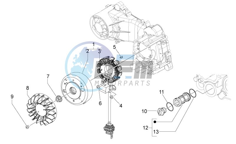 Cdi magneto assy