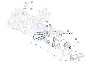 MEDLEY 125 4T IE ABS E3, E4 (APAC) drawing Oil pump