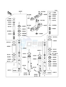 VN2000 VN2000A6F GB XX (EU ME A(FRICA) drawing Front Fork