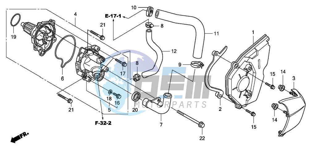 WATER PUMP (CBF600S8/SA8/N8/NA8)