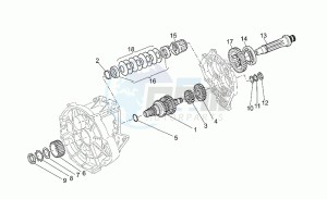 V 11 1100 Sport - Mandello Sport/Mandello drawing Primary gear shaft