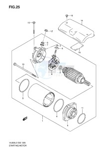 VL800 INTRUDER EU drawing STARTING MOTOR