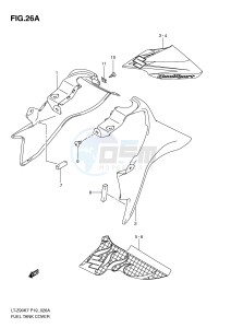 LT-Z90 (P19) drawing FUEL TANK COVER (MODEL L0)