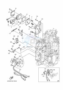 F350AETX drawing ELECTRICAL-4