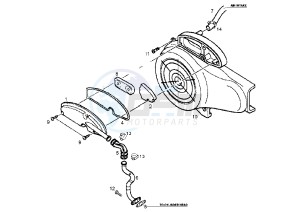 ATLANTIS 50 cc-100 cc 4T - 50 cc drawing SECONDARY AIR SYSTEM 50CC