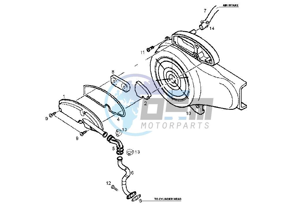 SECONDARY AIR SYSTEM 50CC