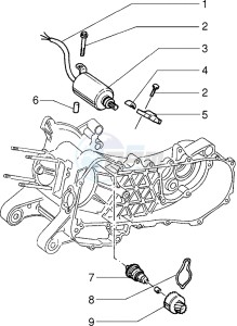 Sfera RST 125 drawing Electric starter