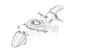 BOULEVARD - 50 CC 2T drawing FENDER