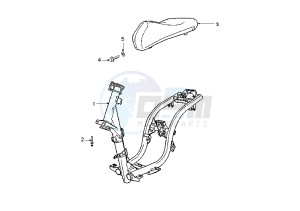 LUDIX 10 ONE - 50 cc drawing FRAME