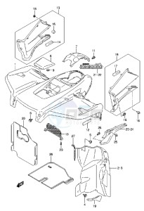 LT-A750X drawing FRONT FENDER (LT-A750XL3 P24)