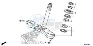 CBR1000RRF Fireblade - CBR1000RR 2ED - (2ED) drawing STEERING STEM