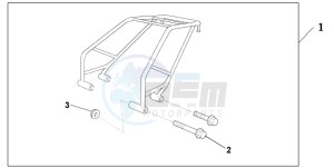 CB250 TWO FIFTY drawing CARRIER RR