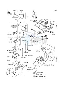 JET SKI ULTRA 300X JT1500HBF EU drawing Electrical Equipment