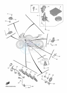 YZF600W YZF-R6 (BN6V) drawing ELECTRICAL 1