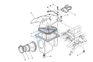 RAPTOR 125 drawing INTAKE