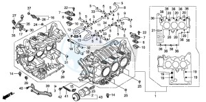 GL1800 drawing CYLINDER BLOCK