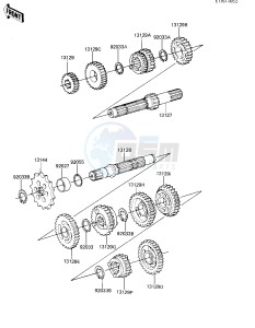 KX 80 C [KX80] (C2) [KX80] drawing TRANSMISSION -- 82 KX80-C2- -