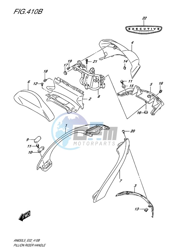 PILLION RIDER HANDLE