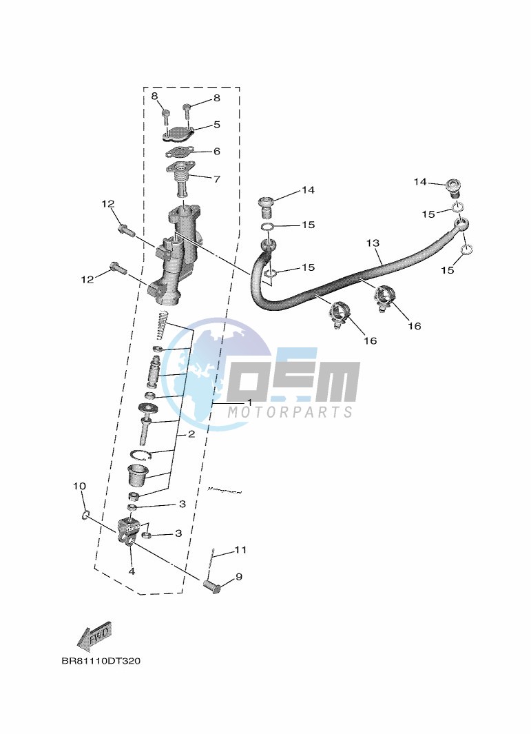 REAR MASTER CYLINDER