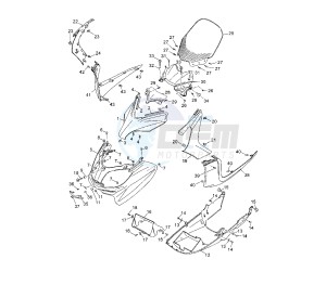 YP R X-MAX 250 drawing WINDSHIELD