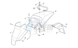 RX 50 racing 2003 drawing Rear Body