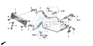 VFR800A drawing OIL COOLER