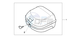 SH50 drawing TOP BOX 26L