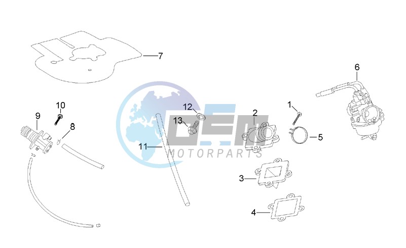 Carburettor - Oil pump